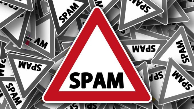 Spam-Stoppschild